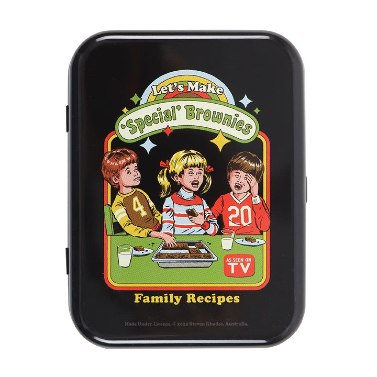 Let's Make Brownies Stash Tin by Steven Rhodes 8.5cm