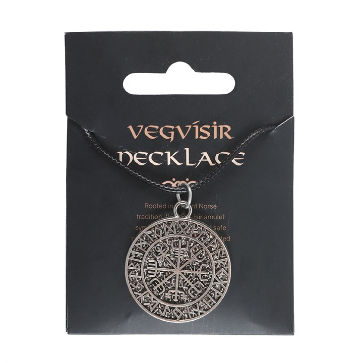 Vegvisir Viking Compass Viking Cord Necklace