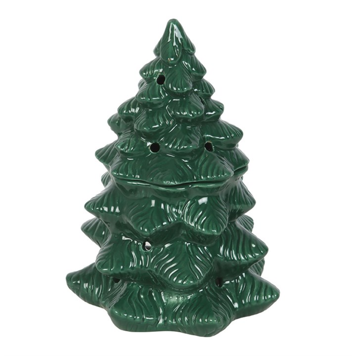 Green Fir Tree Oil Burner and Wax Warmer