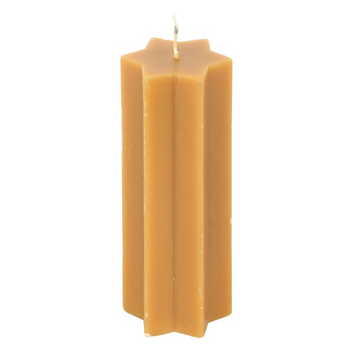 Gold Starry Night Star Shaped Taper Candle 15cm