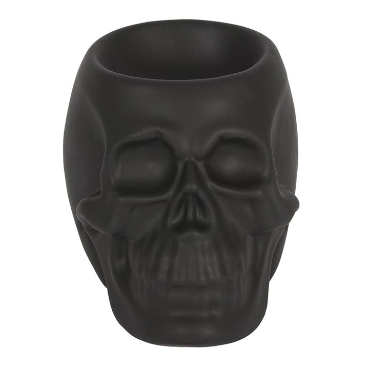 Black Skull Oil Burner 10cm