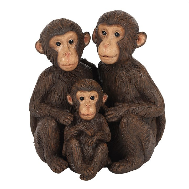 Just The Tree Of Us Monkey Family Ornament 12.5cm