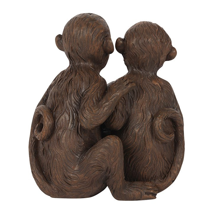 Just The Tree Of Us Monkey Family Ornament 12.5cm