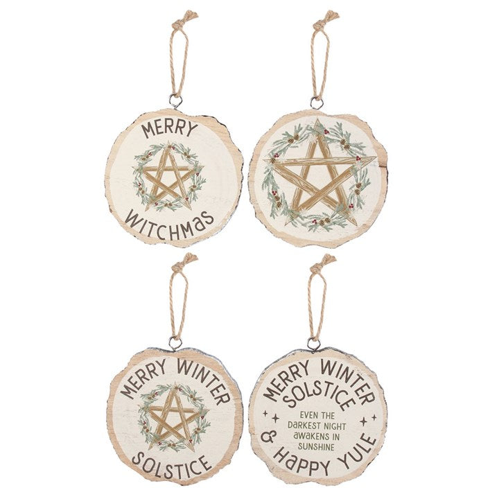 Set of 16 Winter Solstice Decorations on Display