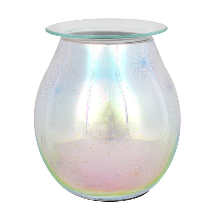 3D Firework Effect Light Up Electric Oil Burner 21cm