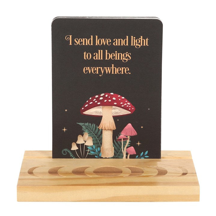 Affirmation Cards with Wooden Stand 16.5cm