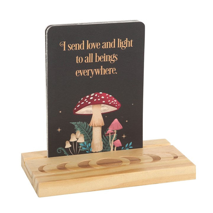 Affirmation Cards with Wooden Stand 16.5cm