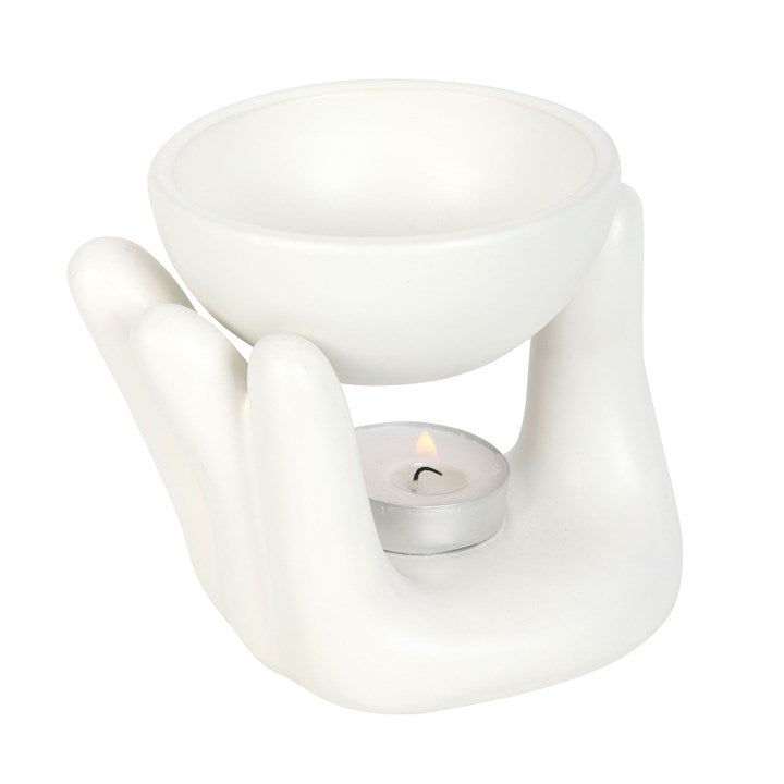 White Hand Ceramic Oil Burner