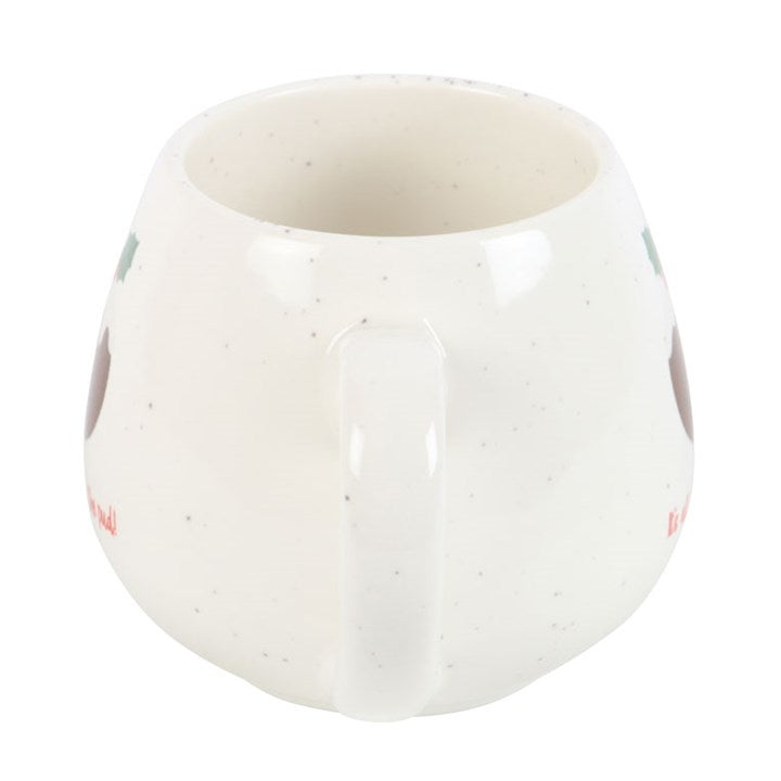 All Good in the Pud Rounded Christmas Mug 9.5cm