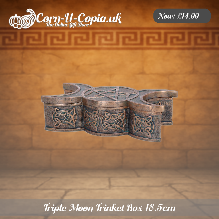 Triple Moon Trinket Box 18.5cm Ad 1