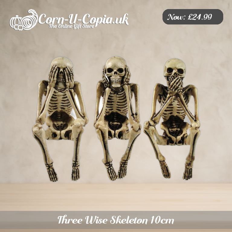 Three Wise Skeleton 10cm Ad 1