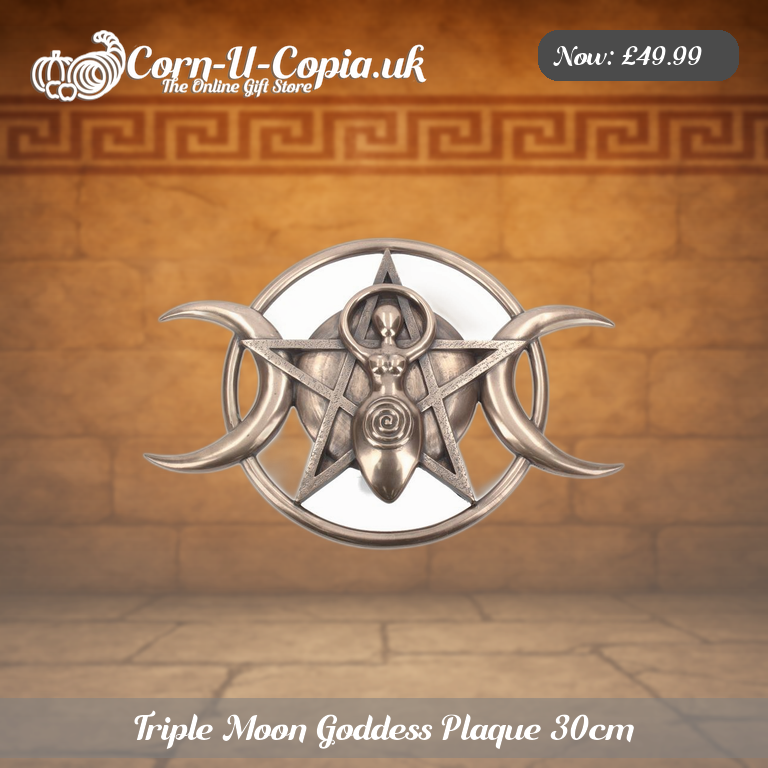 Triple Moon Goddess Plaque 30cm Ad 1