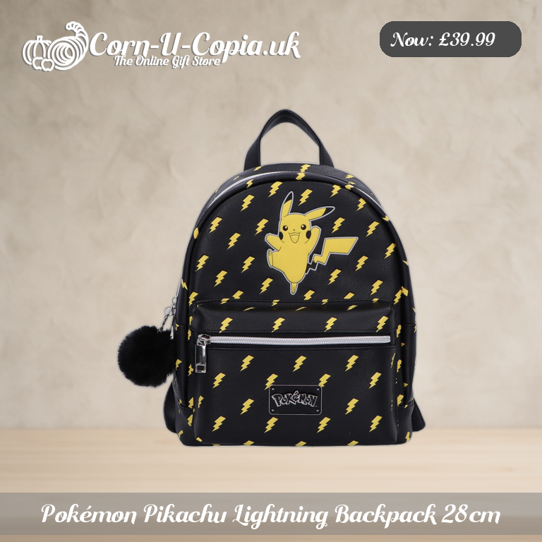 Pokémon Pikachu Lightning Backpack 28cm Ad 1
