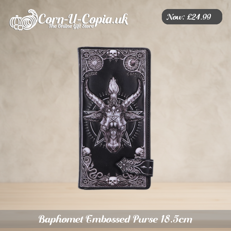 Baphomet Embossed Purse 18.5cm Ad 1