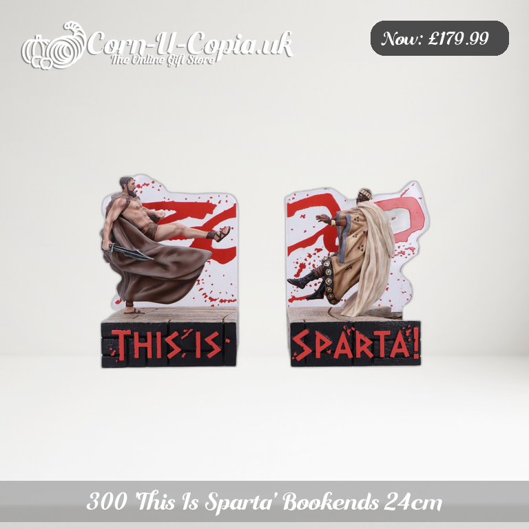 300 'This Is Sparta' Bookends 24cm