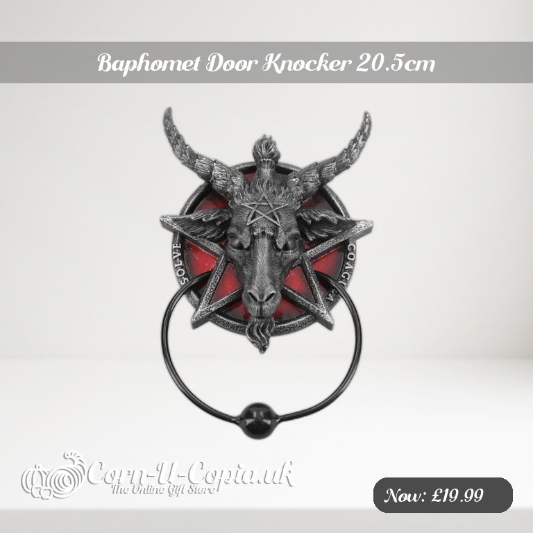 Baphomet Door Knocker 20.5cm Ad 2