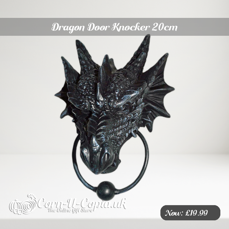 Dragon Door Knocker 20cm Ad 2