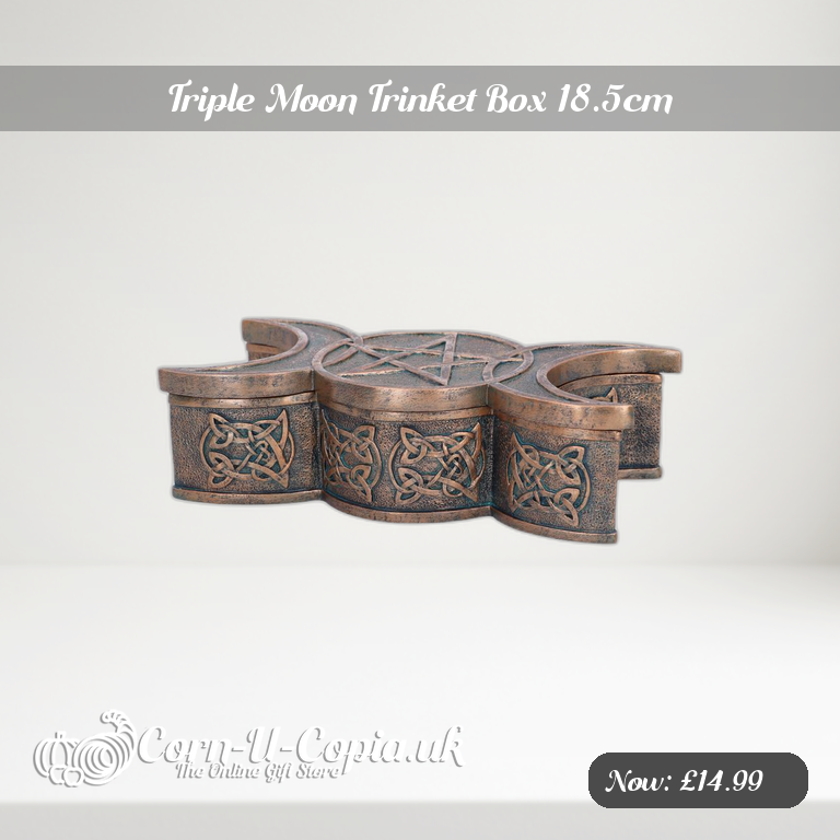 Triple Moon Trinket Box 18.5cm Ad 2