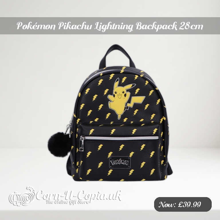 Pokémon Pikachu Lightning Backpack 28cm Ad 2