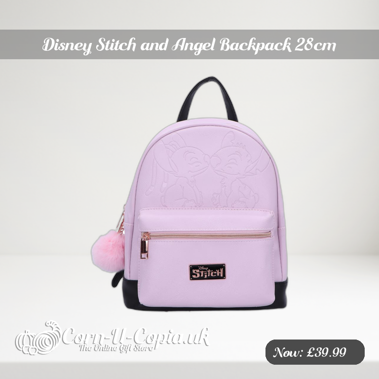 Disney Stitch and Angel Backpack 28cm Ad 2