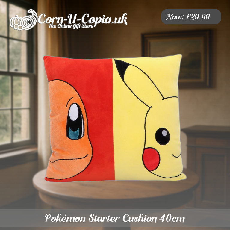 Pokémon Starter Cushion 40cm Ad 3