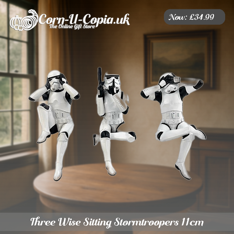 Three Wise Sitting Stormtroopers 11cm Ad 3