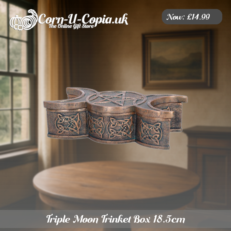 Triple Moon Trinket Box 18.5cm Ad 3