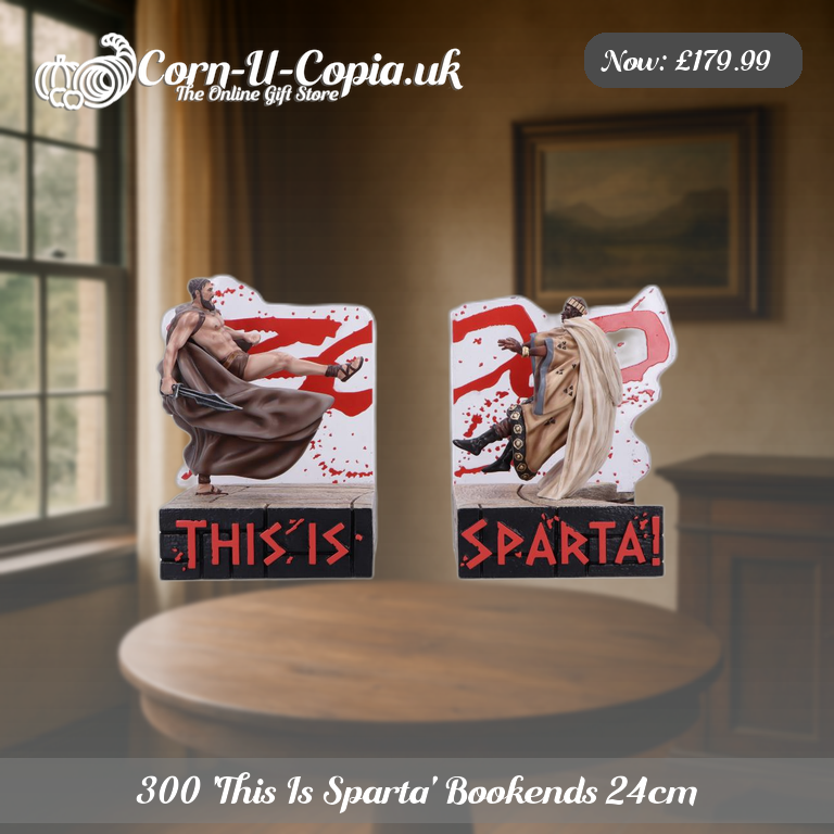 300 'This Is Sparta' Bookends 24cm Ad 3