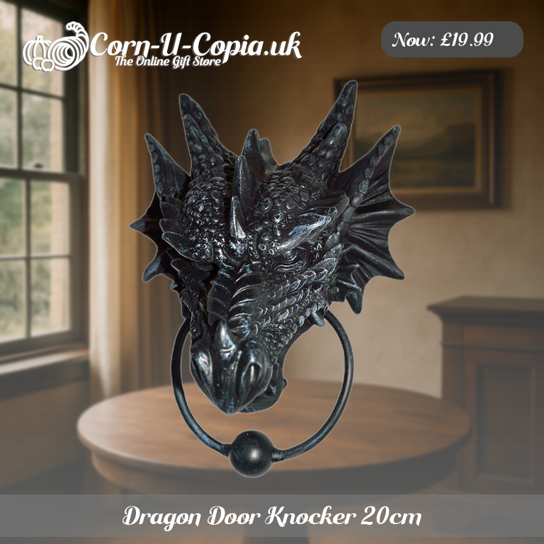 Dragon Door Knocker 20cm Ad 3