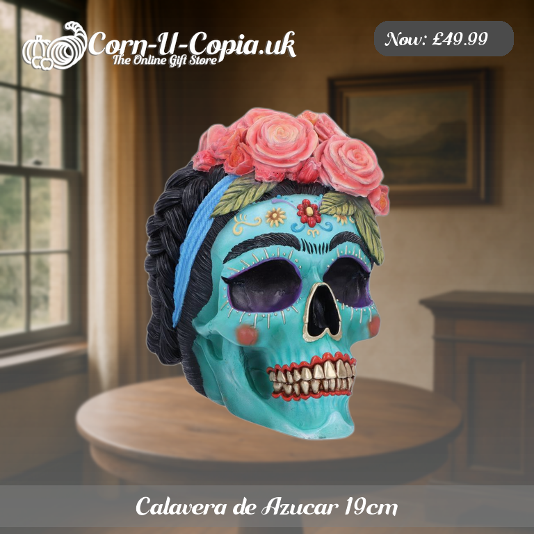 Calavera de Azucar 19cm Ad 3