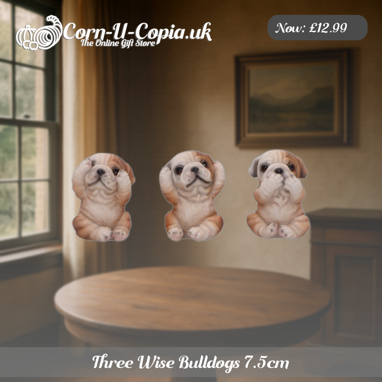 Three Wise Bulldogs 7.5cm Ad 3
