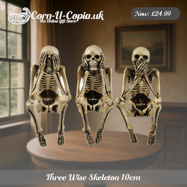 Three Wise Skeleton 10cm Ad 3