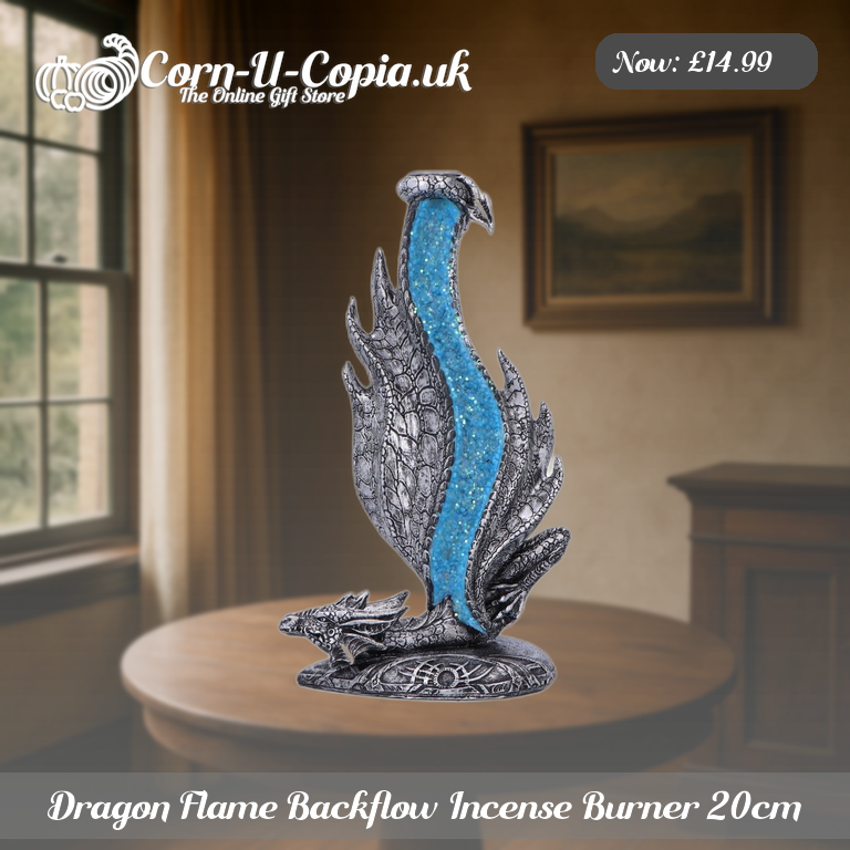 Dragon Flame Backflow Incense Burner 20cm Ad 3