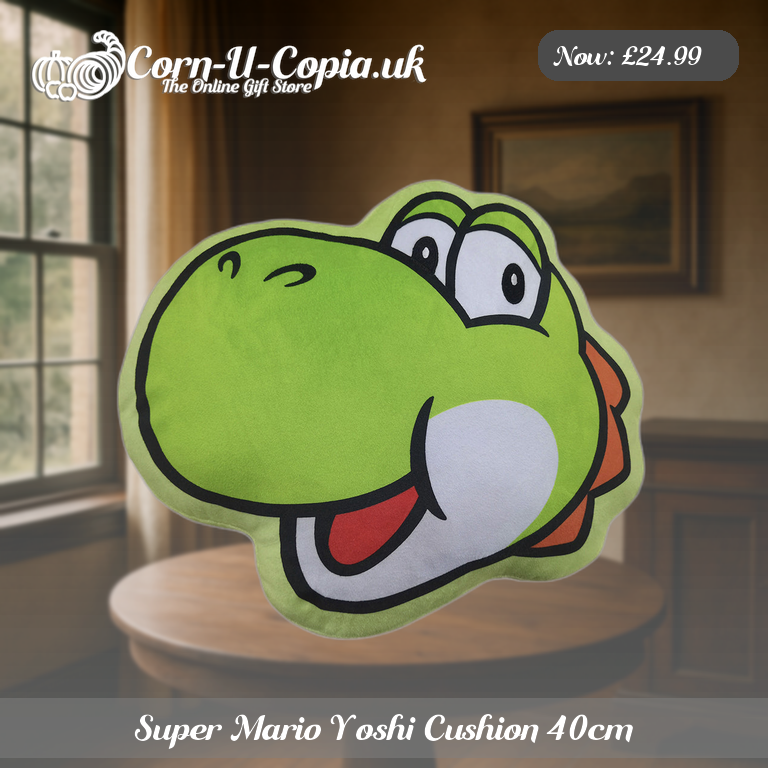 Super Mario Yoshi Cushion 40cm Ad 3