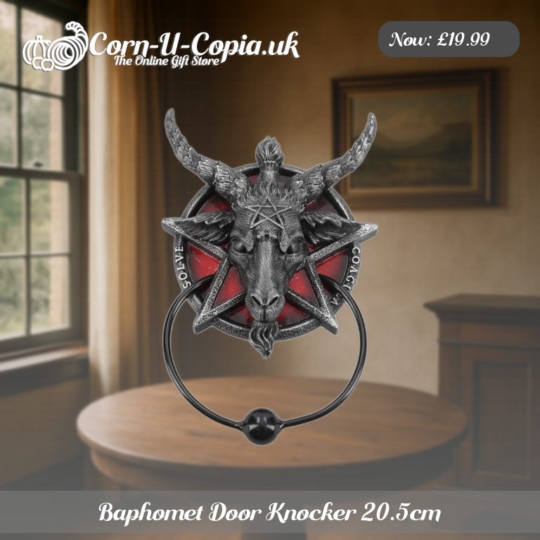 Baphomet Door Knocker 20.5cm Ad 3