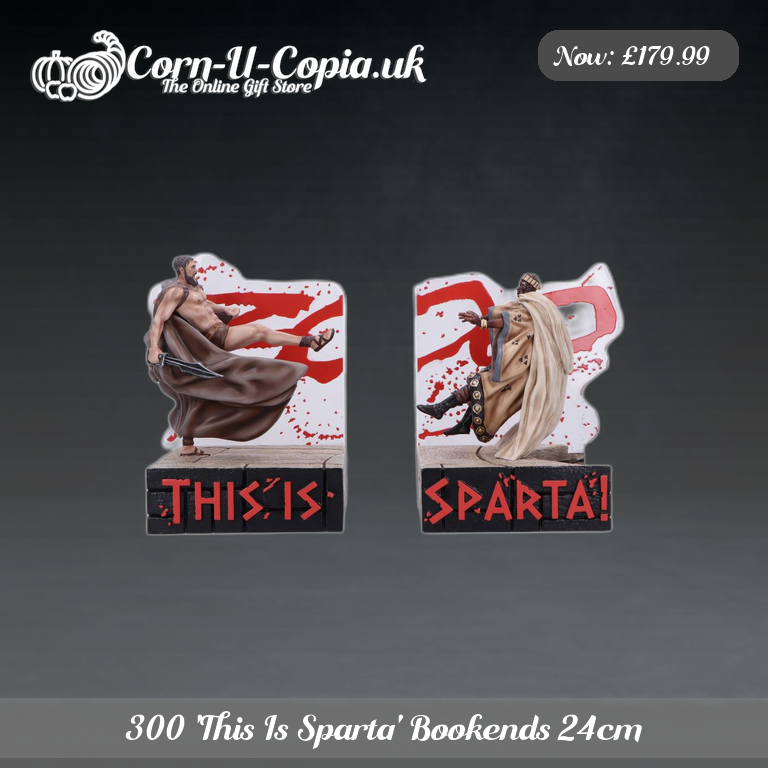300 'This Is Sparta' Bookends 24cm