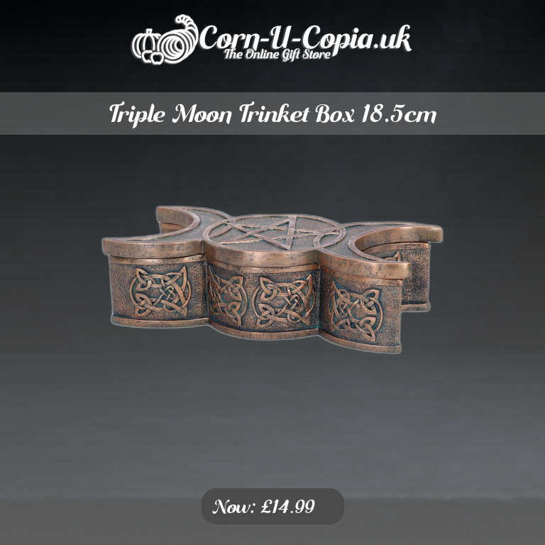 Triple Moon Trinket Box 18.5cm Ad 4