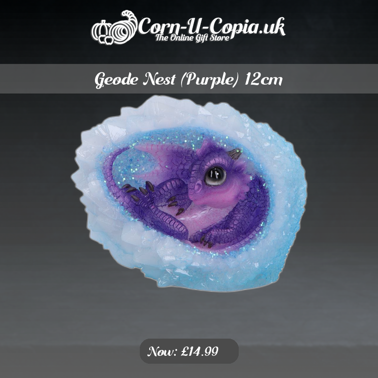 Geode Nest (Purple) 12cm Ad 4