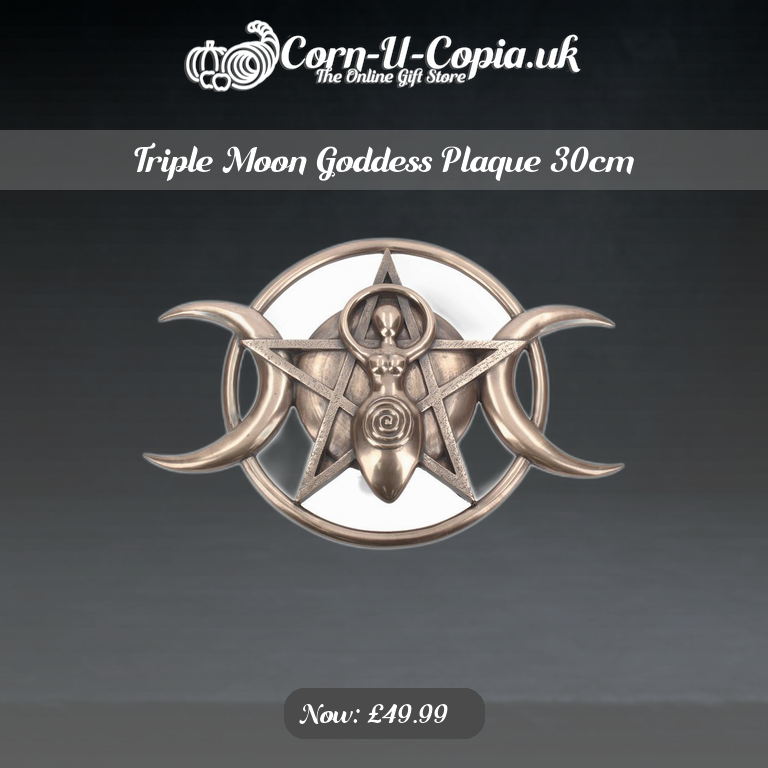 Triple Moon Goddess Plaque 30cm Ad 4