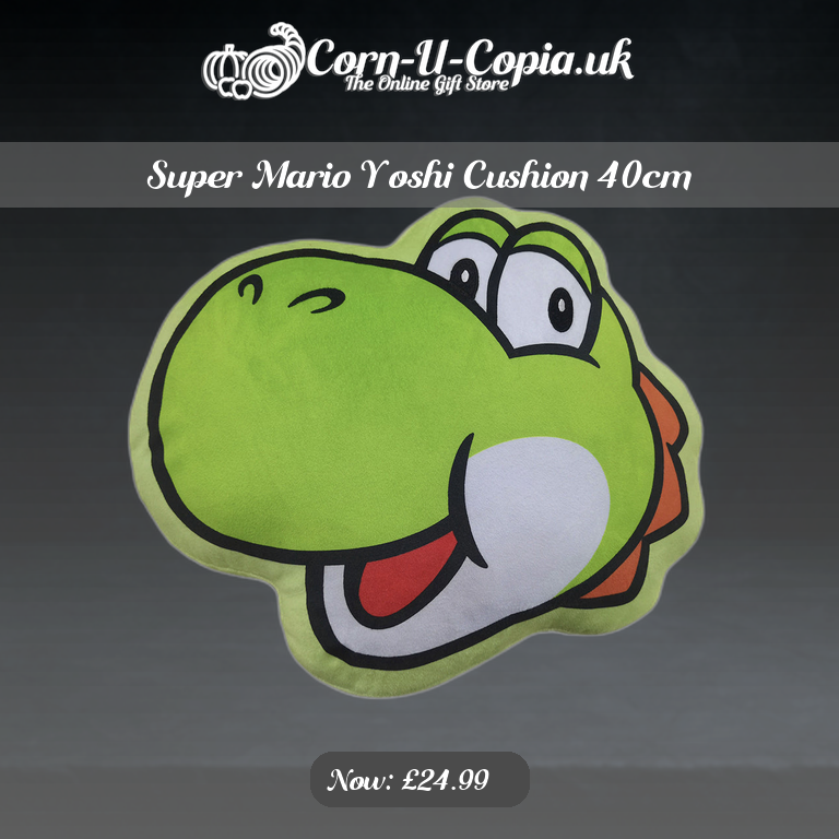 Super Mario Yoshi Cushion 40cm Ad 4