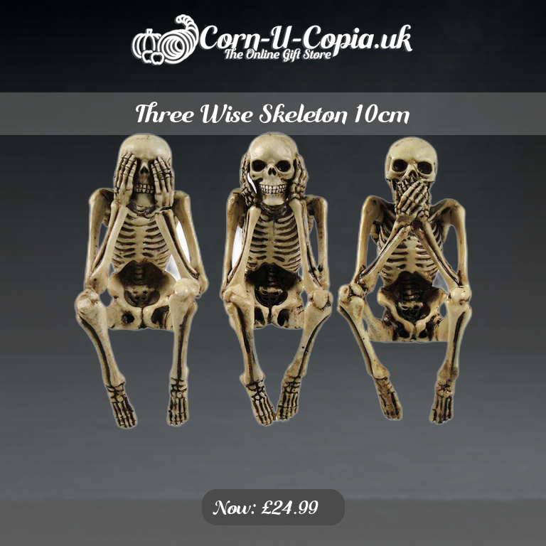 Three Wise Skeleton 10cm Ad 4