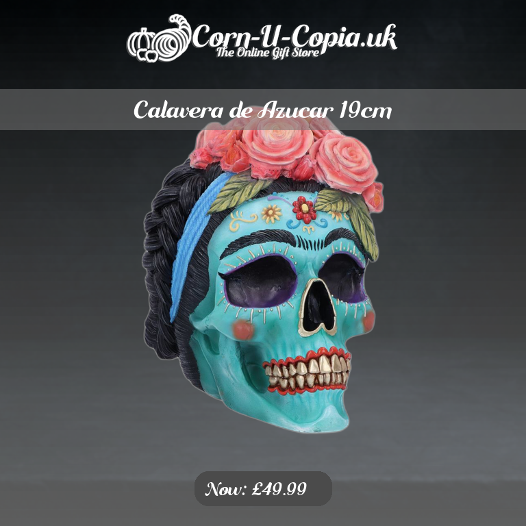 Calavera de Azucar 19cm Ad 4