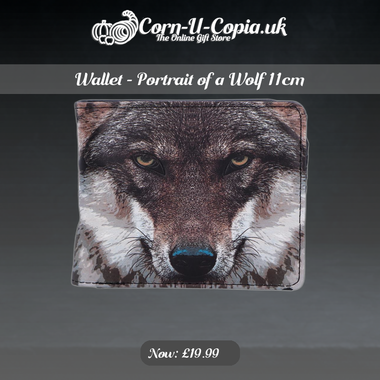 Wallet - Portrait of a Wolf 11cm Ad 4
