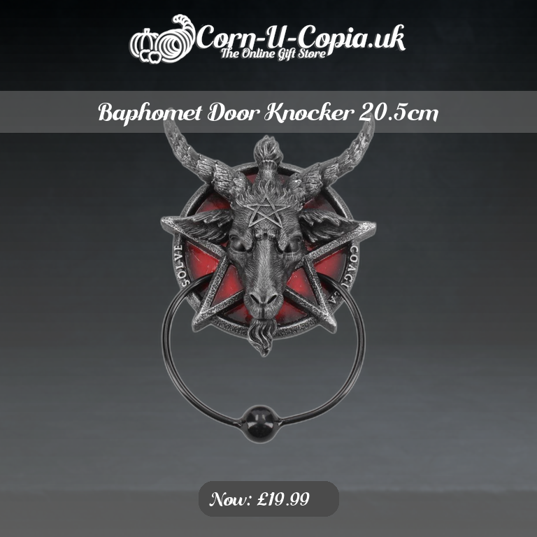 Baphomet Door Knocker 20.5cm Ad 4