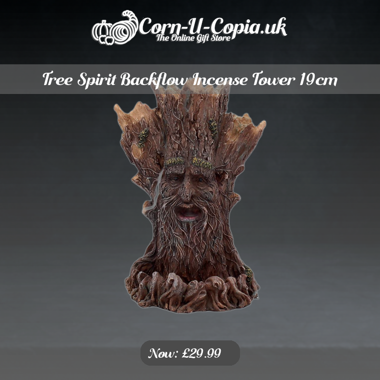 Tree Spirit Backflow Incense Tower 19cm Ad 4