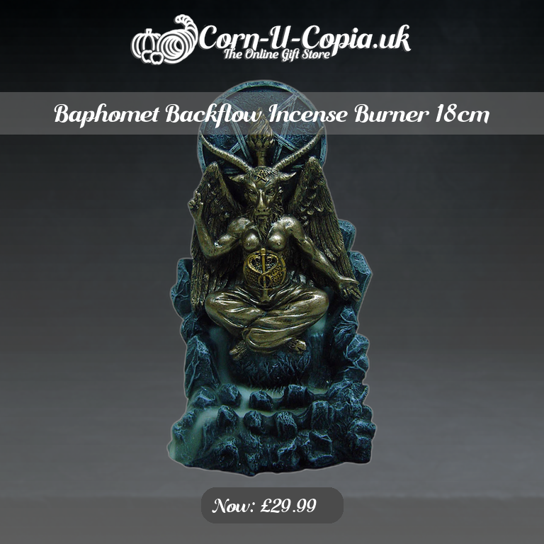 Baphomet Backflow Incense Burner 18cm Ad 4
