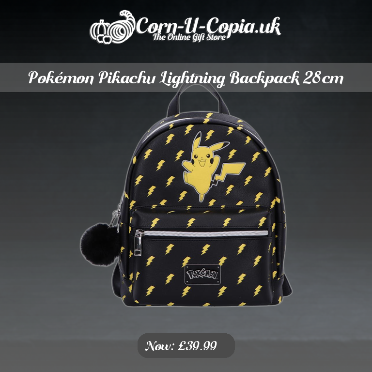 Pokémon Pikachu Lightning Backpack 28cm Ad 4