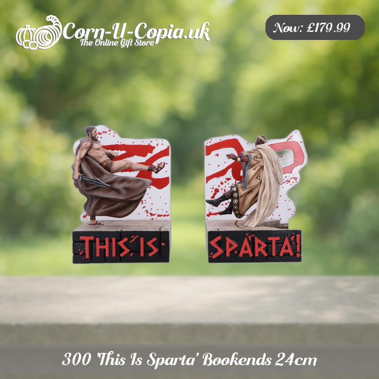 300 'This Is Sparta' Bookends 24cm