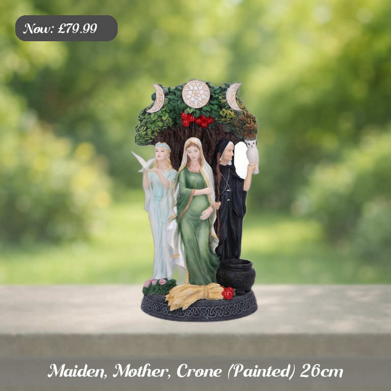 Maiden, Mother, Crone (Painted) 26cm Ad 5