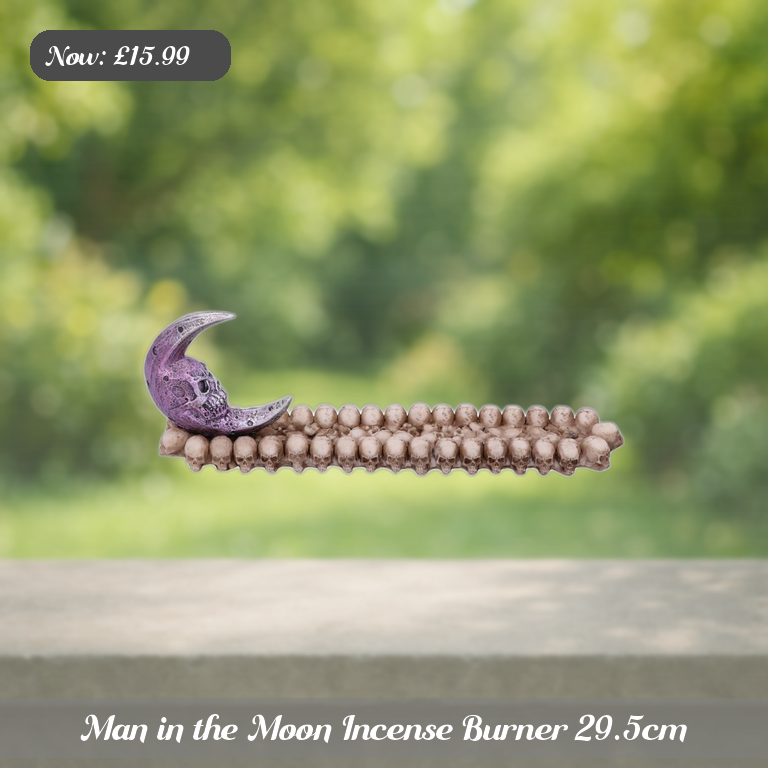 Man in the Moon Incense Burner 29.5cm Ad 5
